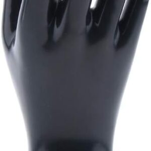 SM SunniMix Mannequin Hand Form Finger Jewelry Display Stand Holder Hanger for Chain Bracelet Bangle Ring Watch Gloves, 4 Colors Available – Black