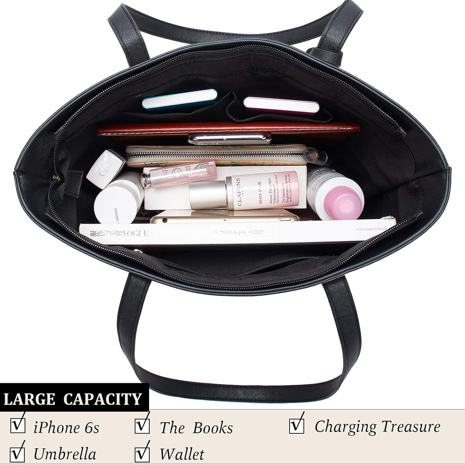 TcIFE Purses and Handbags for Womens Satchel Shoulder Tote Bags Wallets - Image 5