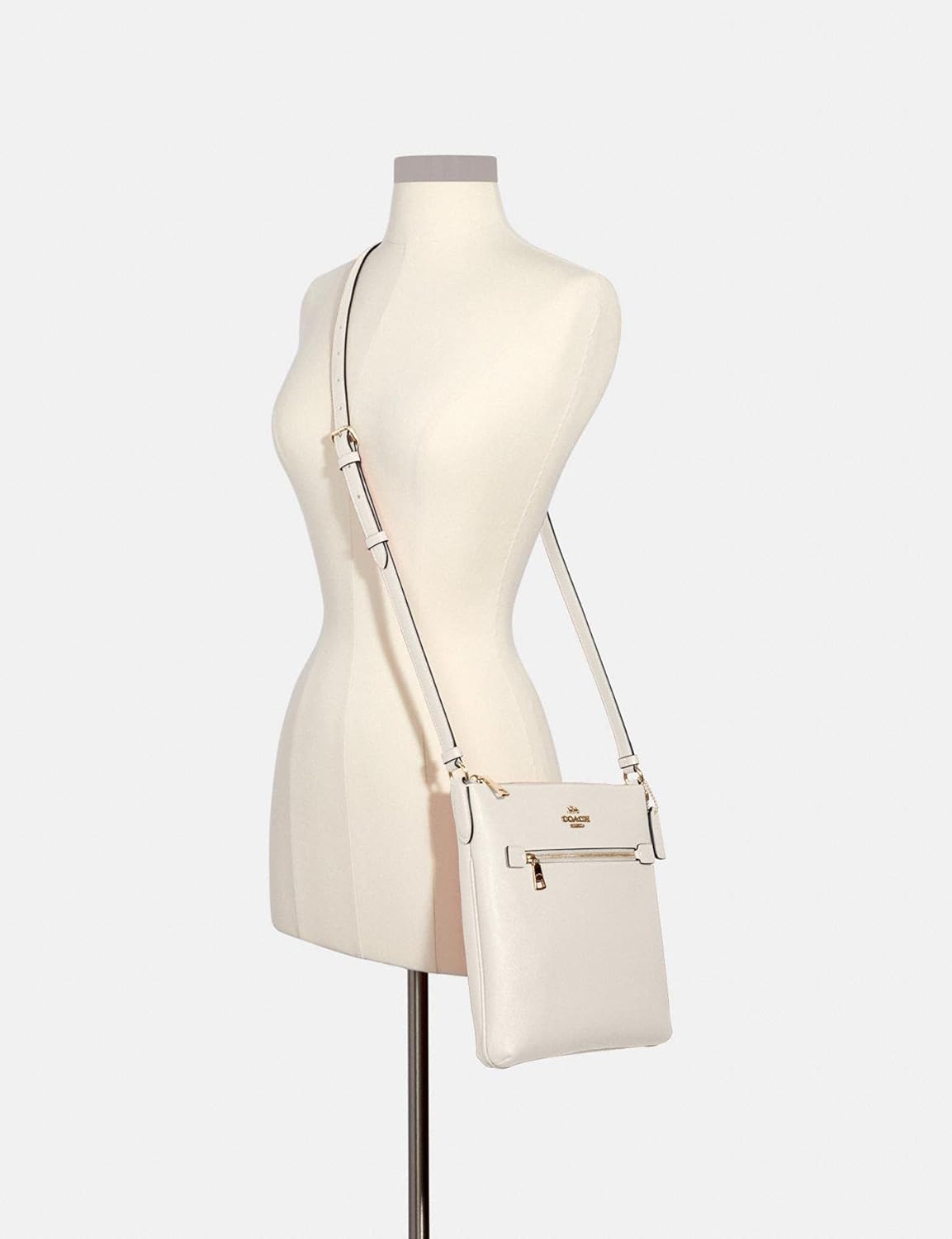 COACH Womens Rowan File Bag In Signature Canvas - Image 4