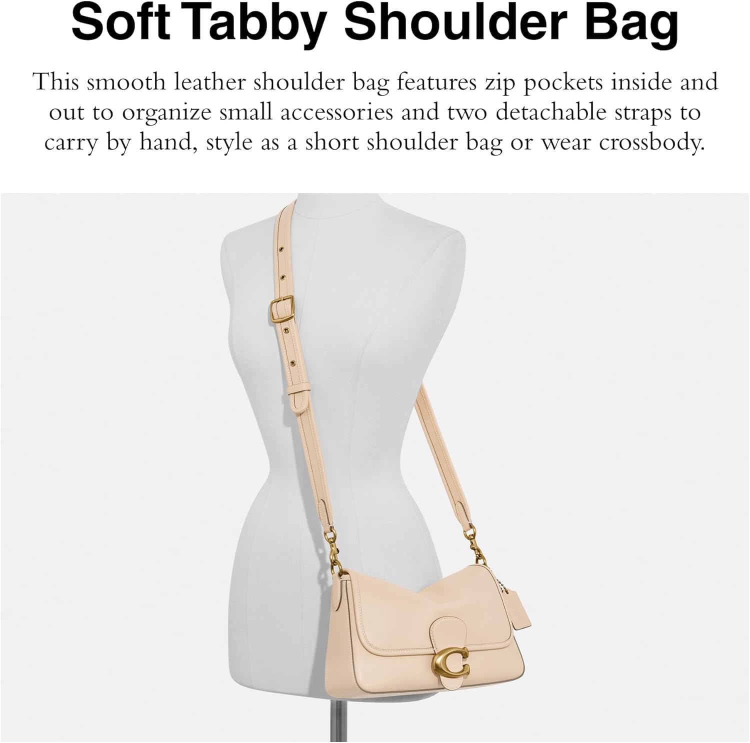 Coach Women's Soft Calf Leather Tabby Shoulder Bag - Image 2