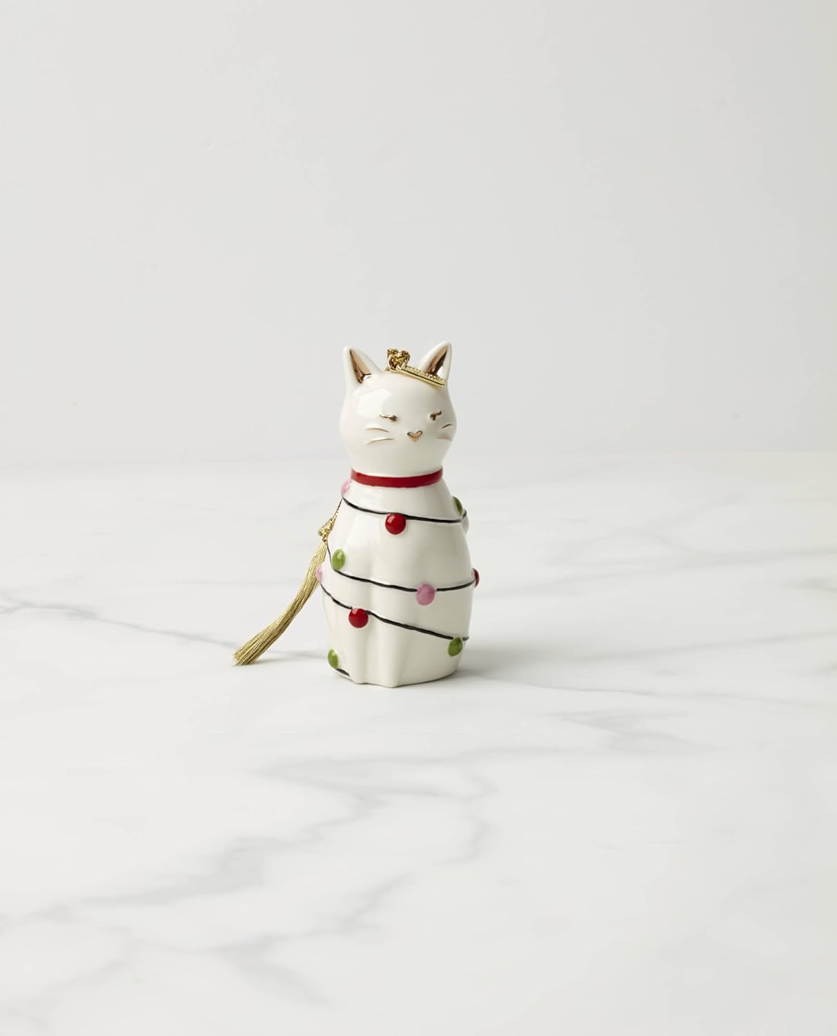 Kate Spade 897065 Be Jolly Cat Ornament - Image 2