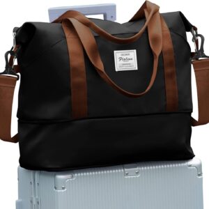 Women Travel Duffle Bag, Sport Gym Tote Bag for Women, Weekender Bag Carry on Bag, Beach Bag Overnight Bag Waterproof Luggage Bag Expandable Women Travel Duffle Bag, Sport Gym Tote Bag for Women, Weekender Bag Carry on Bag, Beach Bag Overnight Bag Waterproof Luggage Bag Expandable