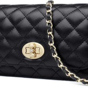 FOXLOVER Women’s Crossbody Bags Purses Quilted Chain Shoulder Bag for Women Cow Leather Casual Handbag FOXLOVER Women’s Crossbody Bags Purses Quilted Chain Shoulder Bag for Women Cow Leather Casual Handbag