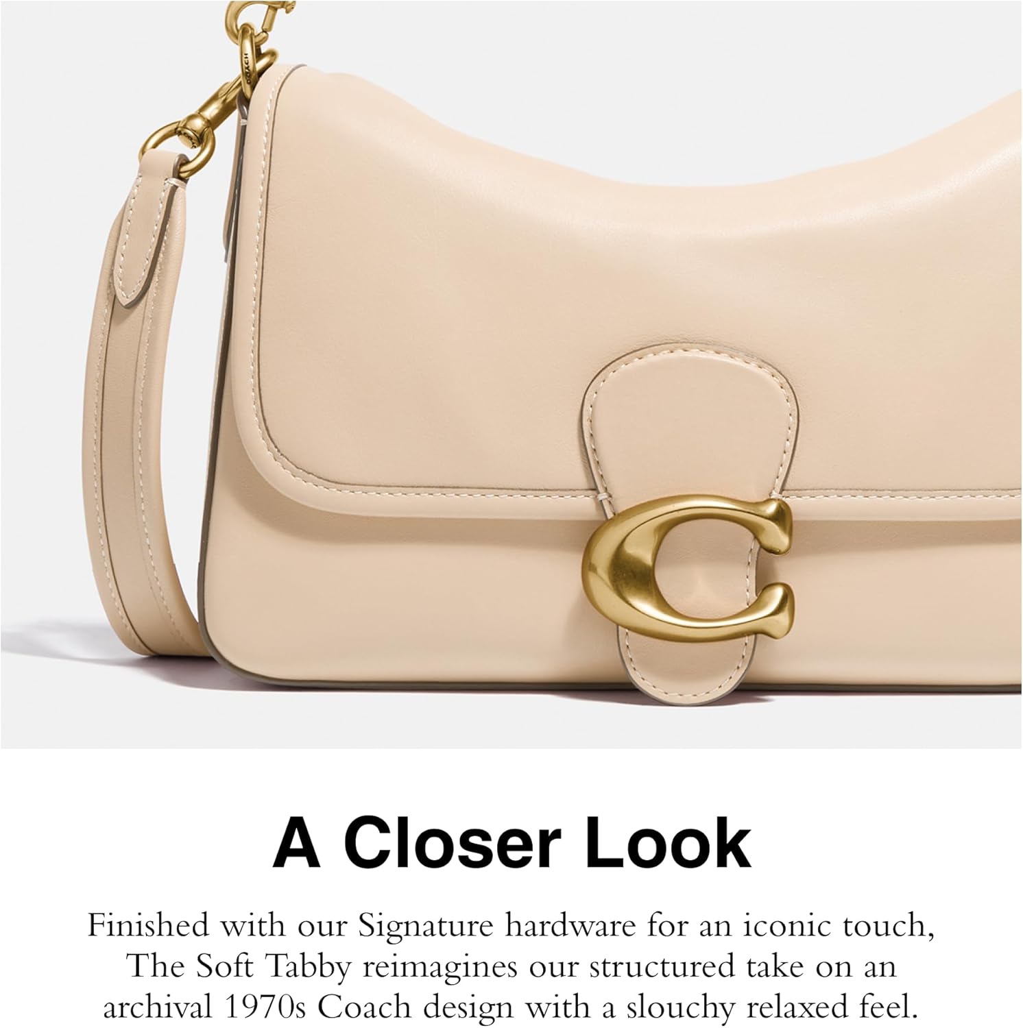 Coach Women's Soft Calf Leather Tabby Shoulder Bag - Image 4