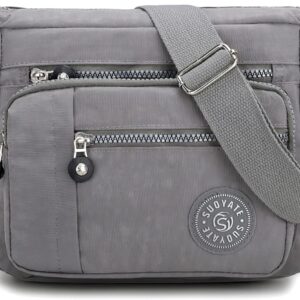 WITERY Nylon Crossboby Bag for Women – Waterproof Zipper Multi-pocket Travel Shoulder Bag Purse Wallet WITERY Nylon Crossboby Bag for Women – Waterproof Zipper Multi-pocket Travel Shoulder Bag Purse Wallet