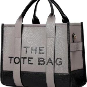 Tote Bags for Women Handbag Tote Purse with Zipper Canvas/PU Leather/Denim Crossbody Bag Shoulder Bag for Office, Travel Tote Bags for Women Handbag Tote Purse with Zipper Canvas/PU Leather/Denim Crossbody Bag Shoulder Bag for Office, Travel