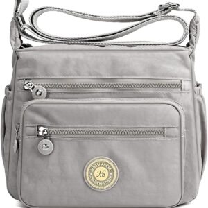 WITERY Nylon Crossboby Bag for Women – Waterproof Zipper Multi-pocket Travel Shoulder Bag Purse Wallet WITERY Nylon Crossboby Bag for Women – Waterproof Zipper Multi-pocket Travel Shoulder Bag Purse Wallet