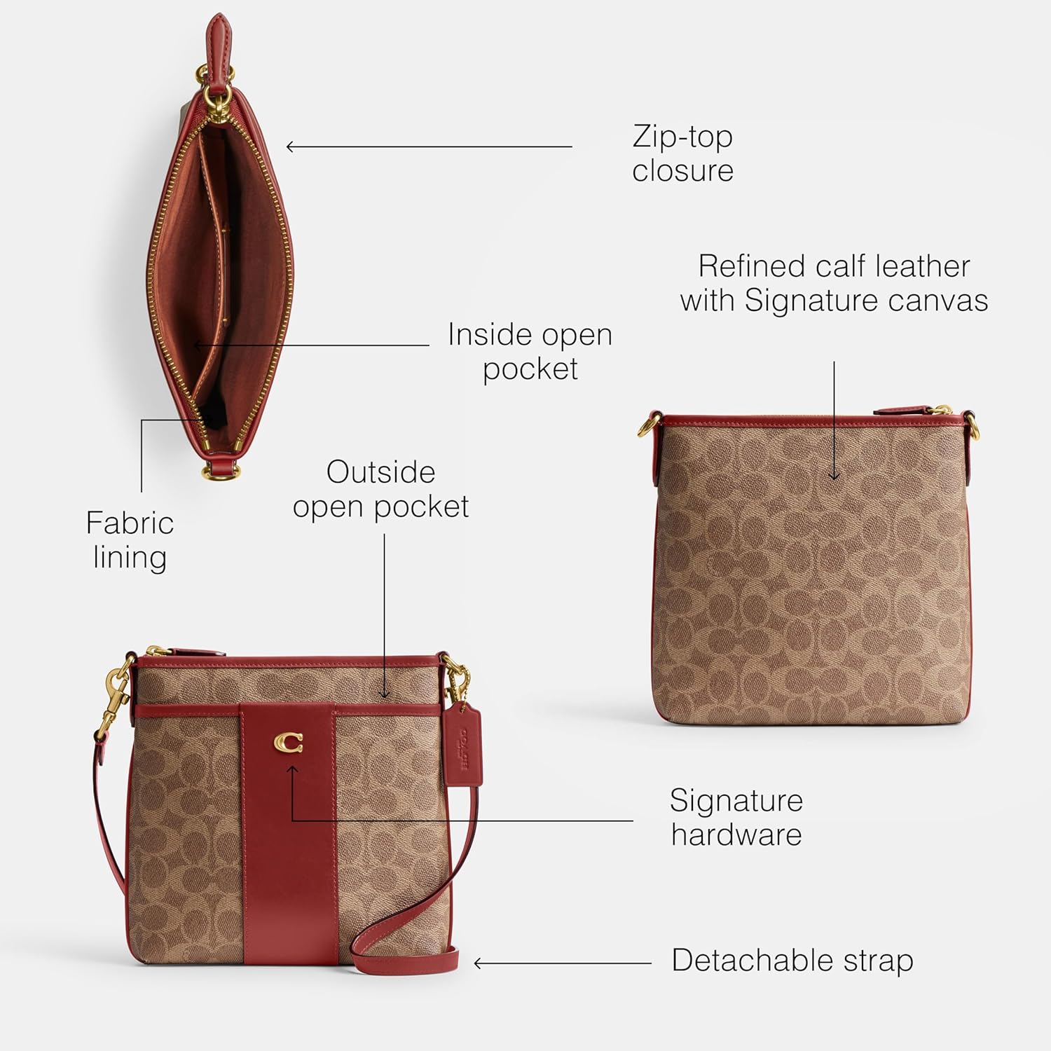 Coach Women's Kitt Cross-Body Bags - Image 3