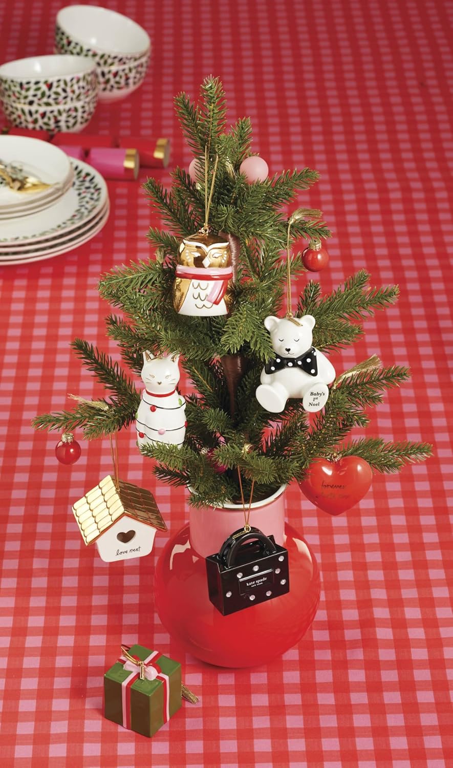 Kate Spade 897065 Be Jolly Cat Ornament - Image 4