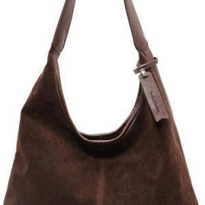 VOSTEVAS Tote Bags for Women Hobo Shoulder Handbags Suede Slouchy Bag Office Tote Purses for Work Travel (Coffee 1) VOSTEVAS Tote Bags for Women Hobo Shoulder Handbags Suede Slouchy Bag Office Tote Purses for Work Travel (Coffee 1)