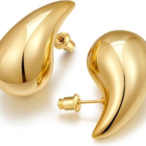 FAMARINE Colorful Water Drop Earrings for Women Chunky Earring Big Dangle Earrings Fashion Jewelry Gift FAMARINE Colorful Water Drop Earrings for Women Chunky Earring Big Dangle Earrings Fashion Jewelry Gift