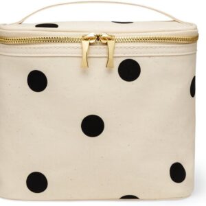 Kate Spade New York Insulated Lunch Tote, Small Lunch Cooler, Cute Lunch Bag for Women, Thermal Bag with Double Zipper Close and Carrying Handle, Large Deco Dot Kate Spade New York Insulated Lunch Tote, Small Lunch Cooler, Cute Lunch Bag for Women, Thermal Bag with Double Zipper Close and Carrying Handle, Large Deco Dot