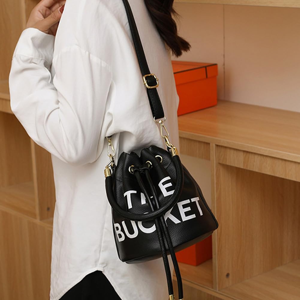 The Bucket Bags and Purses For Women Small Drawstring Handbags Hobo Purse - Image 5