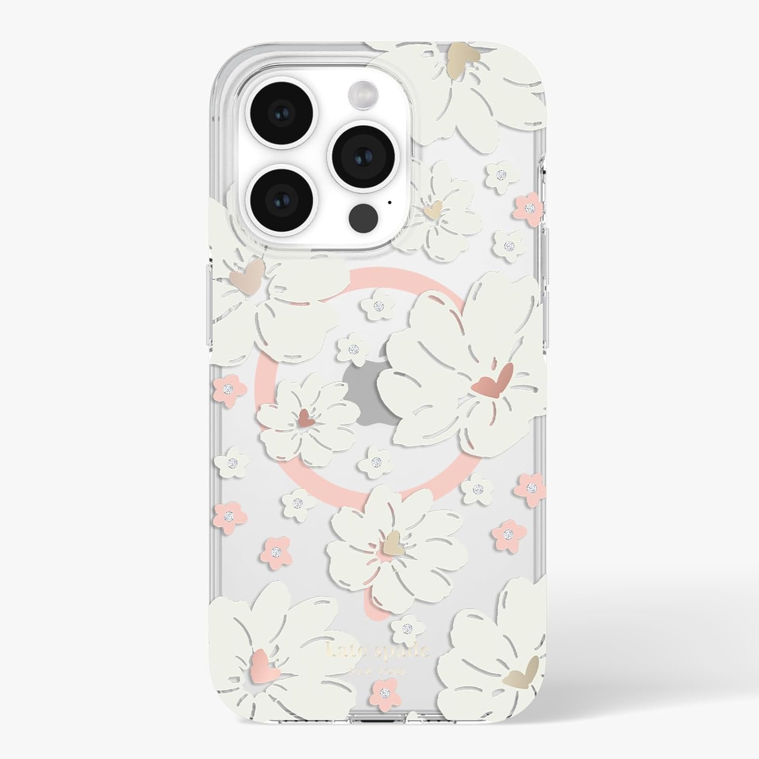 Kate Spade New York iPhone 15 Pro Case, Compatible with MagSafe - Classic Peony - Image 7