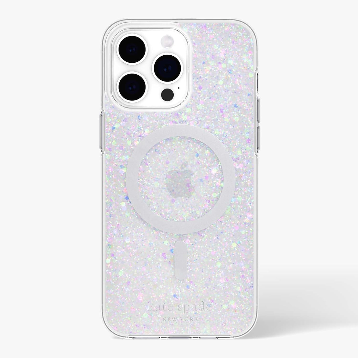 kate spade new york Apple iPhone 15 Pro Max Case, Compatible with MagSafe Phone Cover - Chunky Glitter Iridescent - Image 7