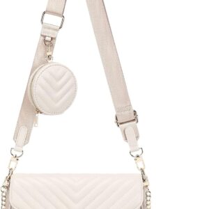 White Purse Y2k Shoulder Bag 90s Trendy Tote Handbags for Women Clutch Purses Classic Pattern Purse with Zipper White Purse Y2k Shoulder Bag 90s Trendy Tote Handbags for Women Clutch Purses Classic Pattern Purse with Zipper