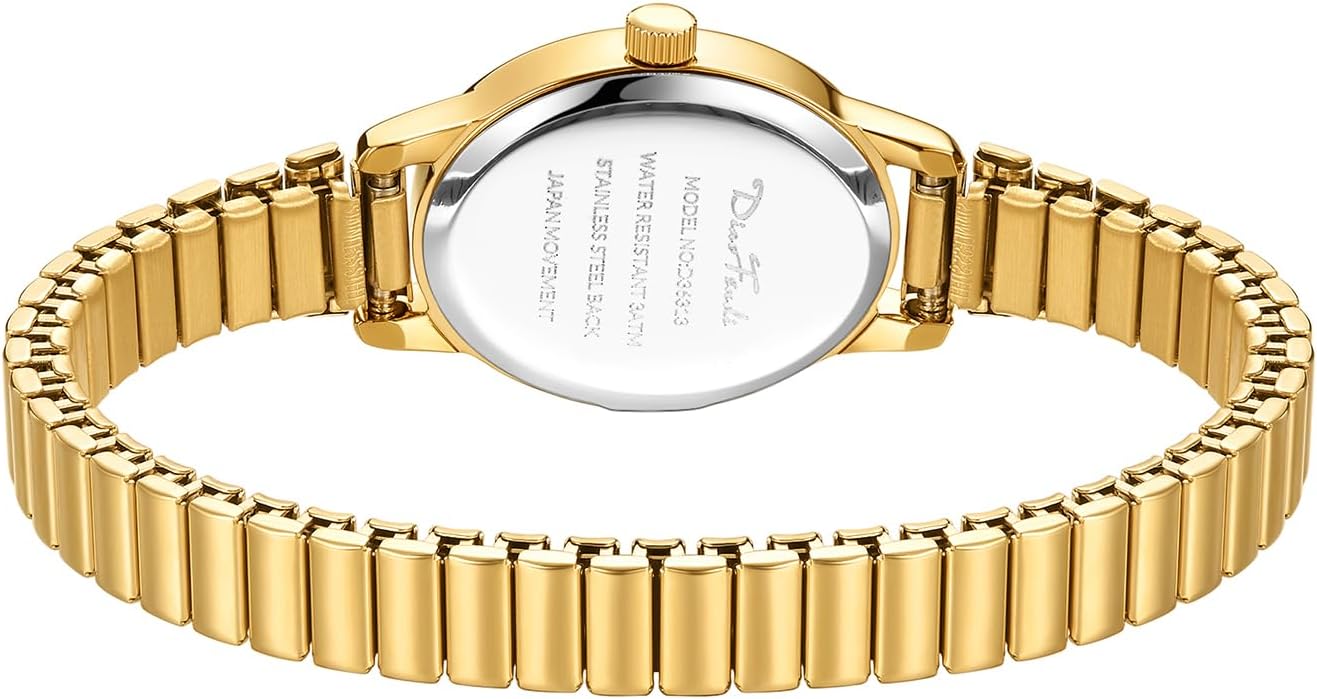 Petite Women's Easy Reader Watch, Analog Women Watch with Stainless Steel Expansion Band, Water Resistant - Image 3