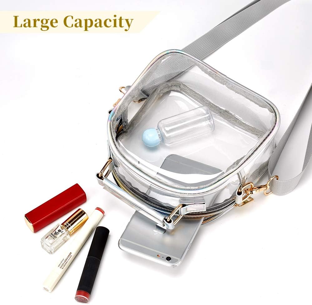 COROMAY Women's Clear Stadium Bag - Image 4