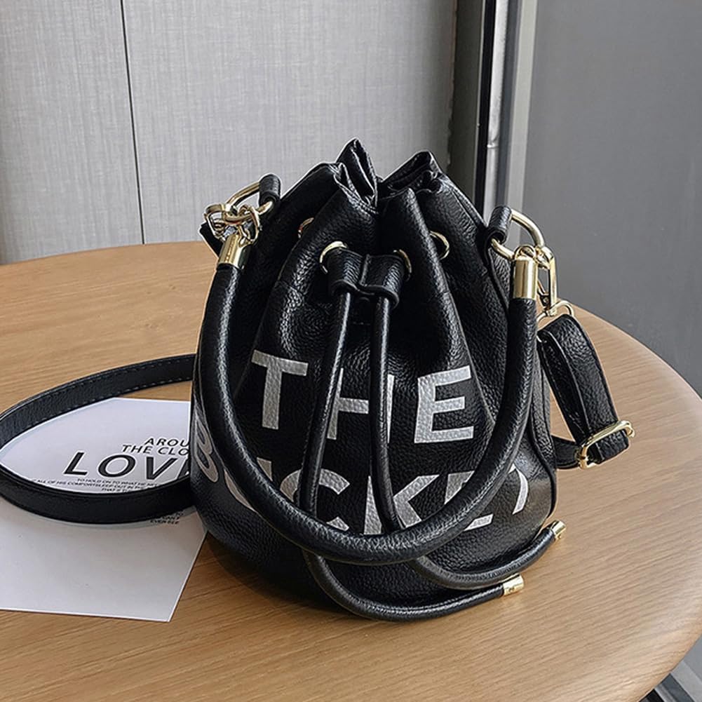 The Bucket Bags and Purses For Women Small Drawstring Handbags Hobo Purse - Image 3