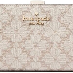 Kate Spade Wallet for Women Madison Medium Compact Bifold Wallet (Dark Beige) Kate Spade Wallet for Women Madison Medium Compact Bifold Wallet (Dark Beige)