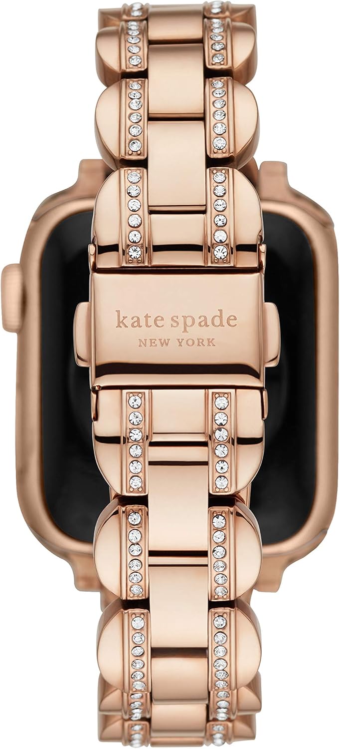 Kate Spade New York Designer Interchangeable Stainless Steel Band Compatible with Your 38/40/41mm Apple Watch Series 9/8/7/6/5/4/3/2/1/SE - Image 5