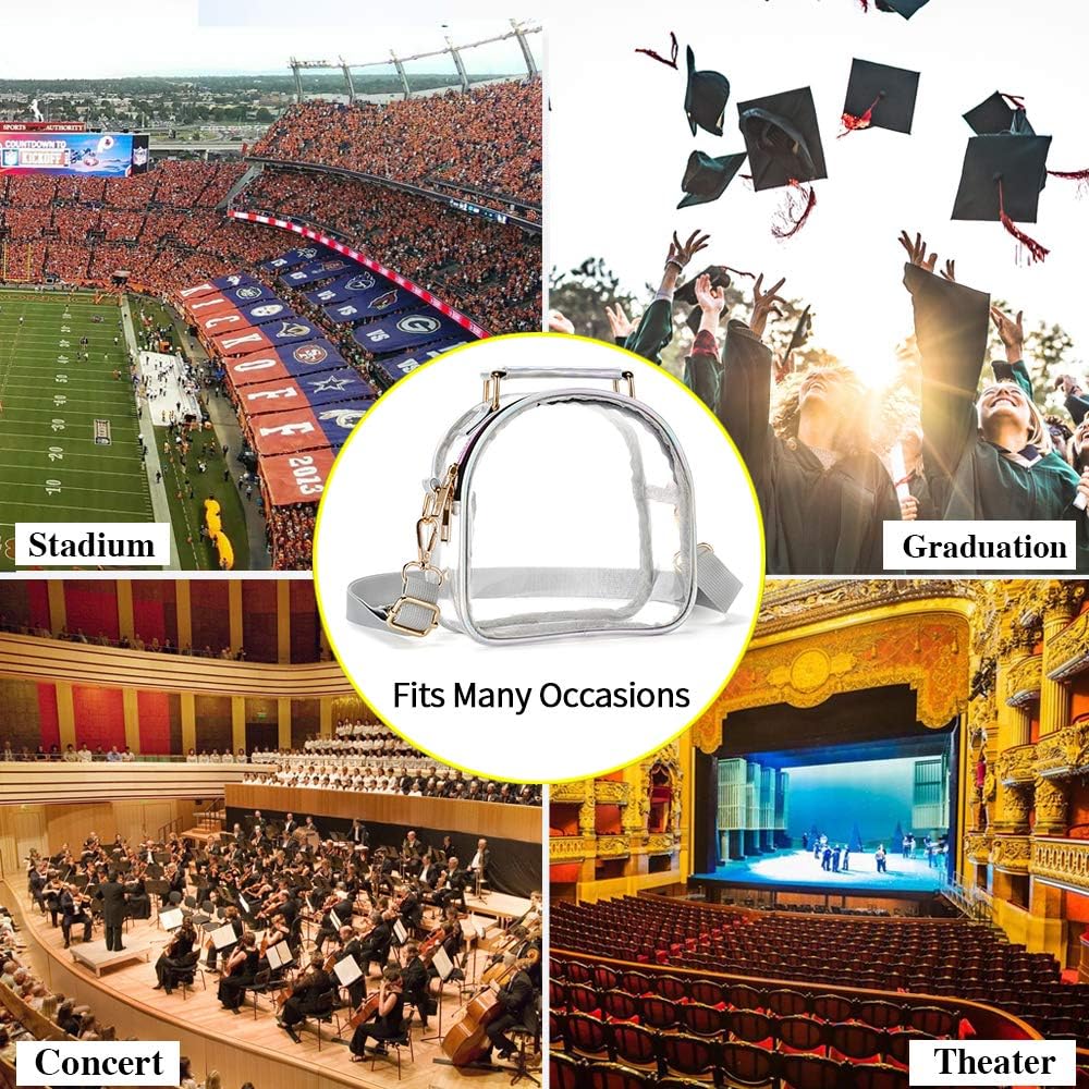 COROMAY Women's Clear Stadium Bag - Image 7