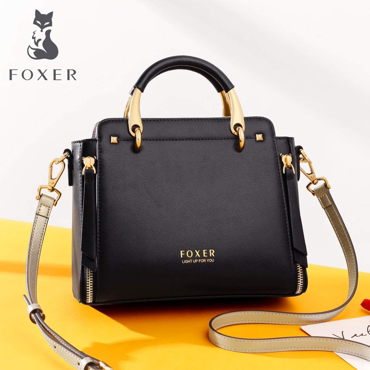 Leather Handbags for Women, Ladies Top-handle Bags with Adjustable Strap - Image 5