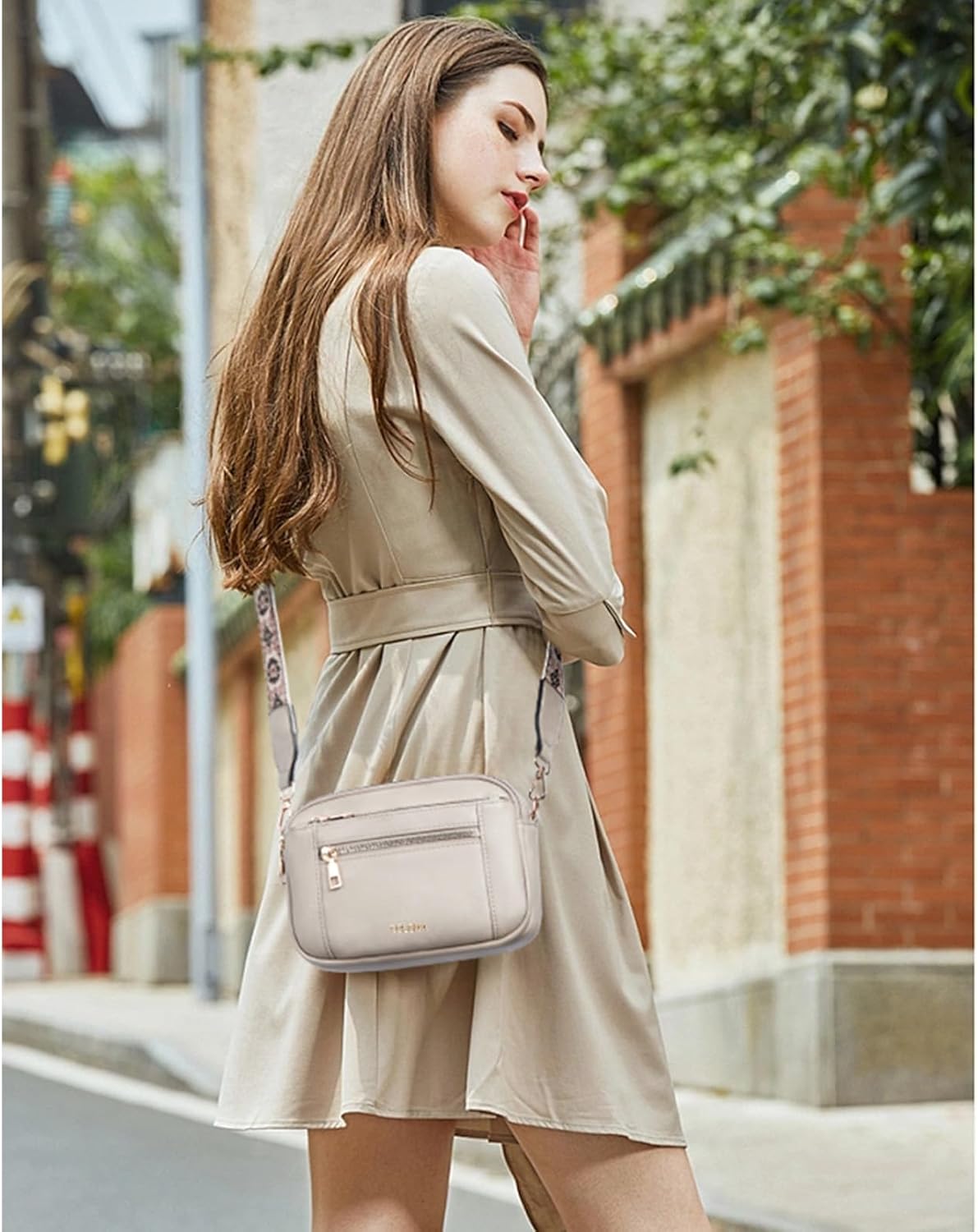 Telena Crossbody Purse for Women Small Crossbody Bags Trendy Vegan Leather Shoulder Handbags with Adjustable Strap - Image 3