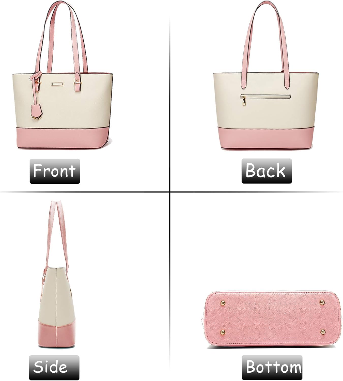 AILLOSA Purses and Handbags for Women Satchel Shoulder Tote Bags - Image 2