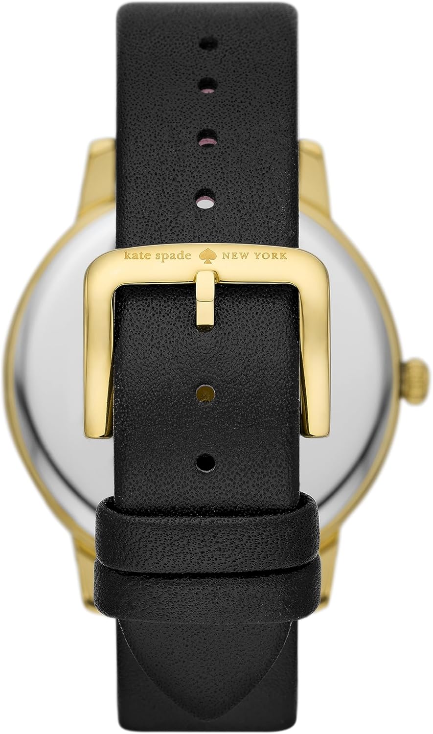 kate spade new york Women's Metro Three-Hand Puppy Black Leather Band Watch (Model: KSW9069) - Image 3