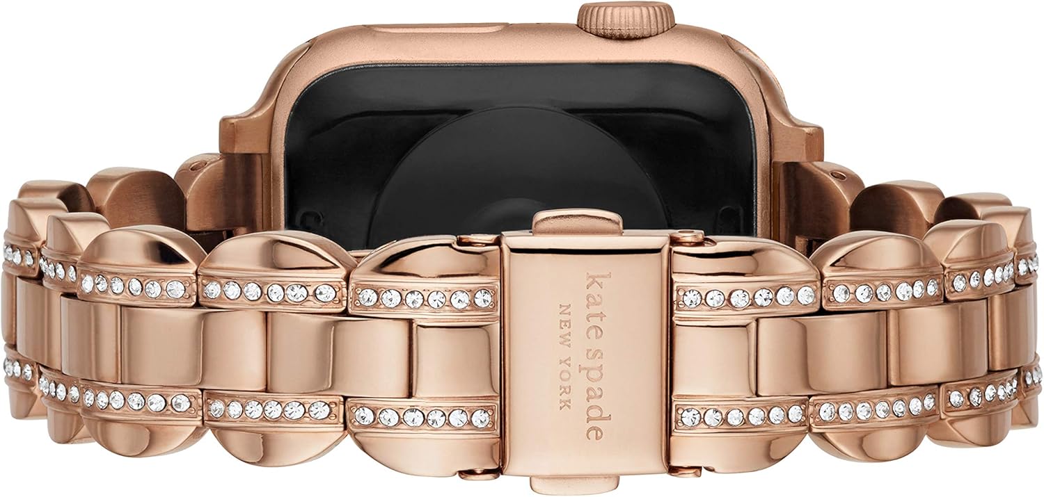 Kate Spade New York Designer Interchangeable Stainless Steel Band Compatible with Your 38/40/41mm Apple Watch Series 9/8/7/6/5/4/3/2/1/SE - Image 4