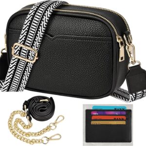 BKNOOU Crossbody Bag for Women Small Purses for Ladies Crossbody PU Leather Shoulder Handbag with 2 styles Adjustable Strap BKNOOU Crossbody Bag for Women Small Purses for Ladies Crossbody PU Leather Shoulder Handbag with 2 styles Adjustable Strap