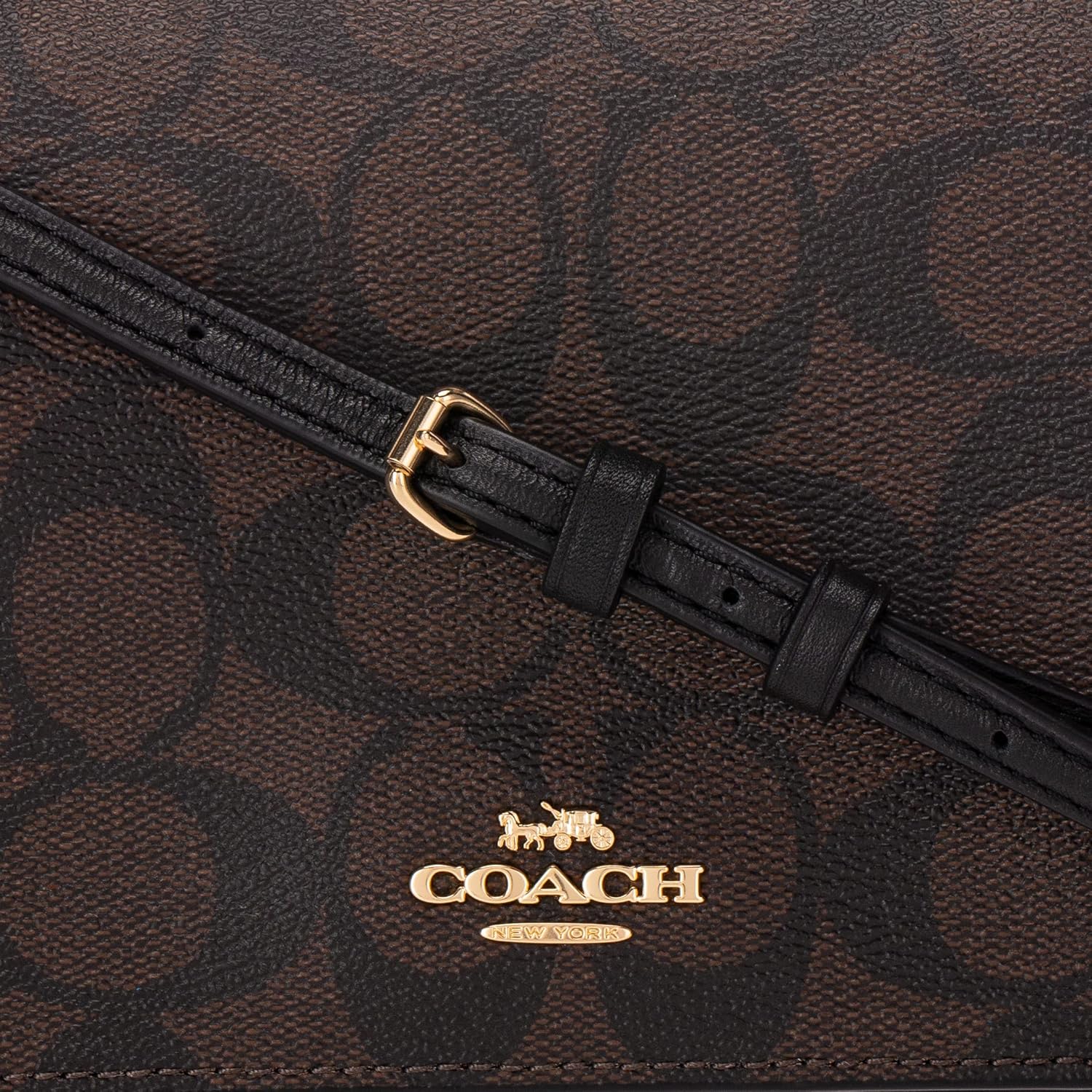 COACH Women's Anna Foldover Crossbody Clutch - Image 3
