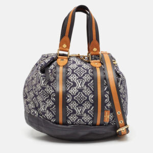 Louis Vuitton Navy Blue Monogram Jacquard Fabric Spotlight NN 14 PM Bag