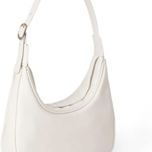 Crystine Half-Moon Handbag for Women Soft Leather Hobo bag Vintage Ladies Shoulder Bag Crystine Half-Moon Handbag for Women Soft Leather Hobo bag Vintage Ladies Shoulder Bag