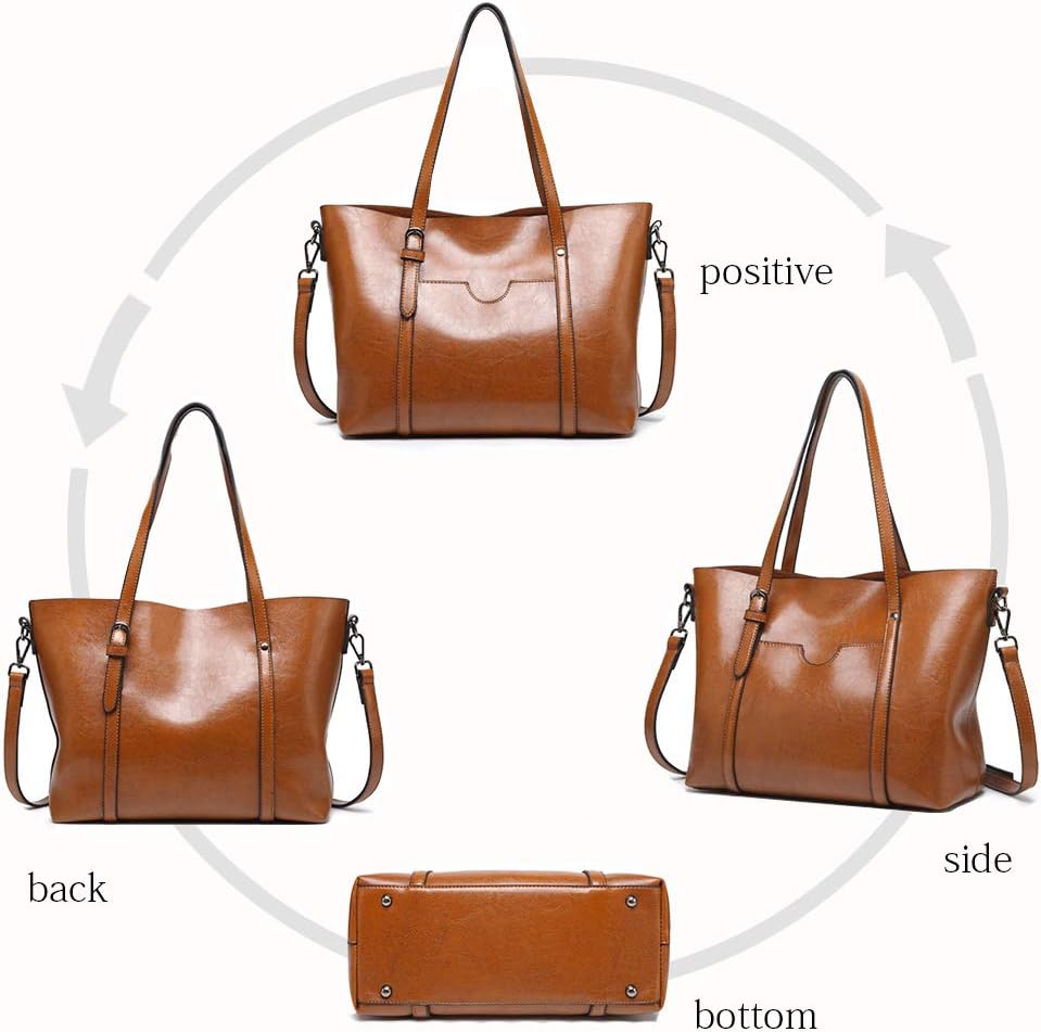 Pahajim Womens PU Leather Crocodile Handbags Top-Handle Satchel Bags Purses and Handbags for Women - Image 6