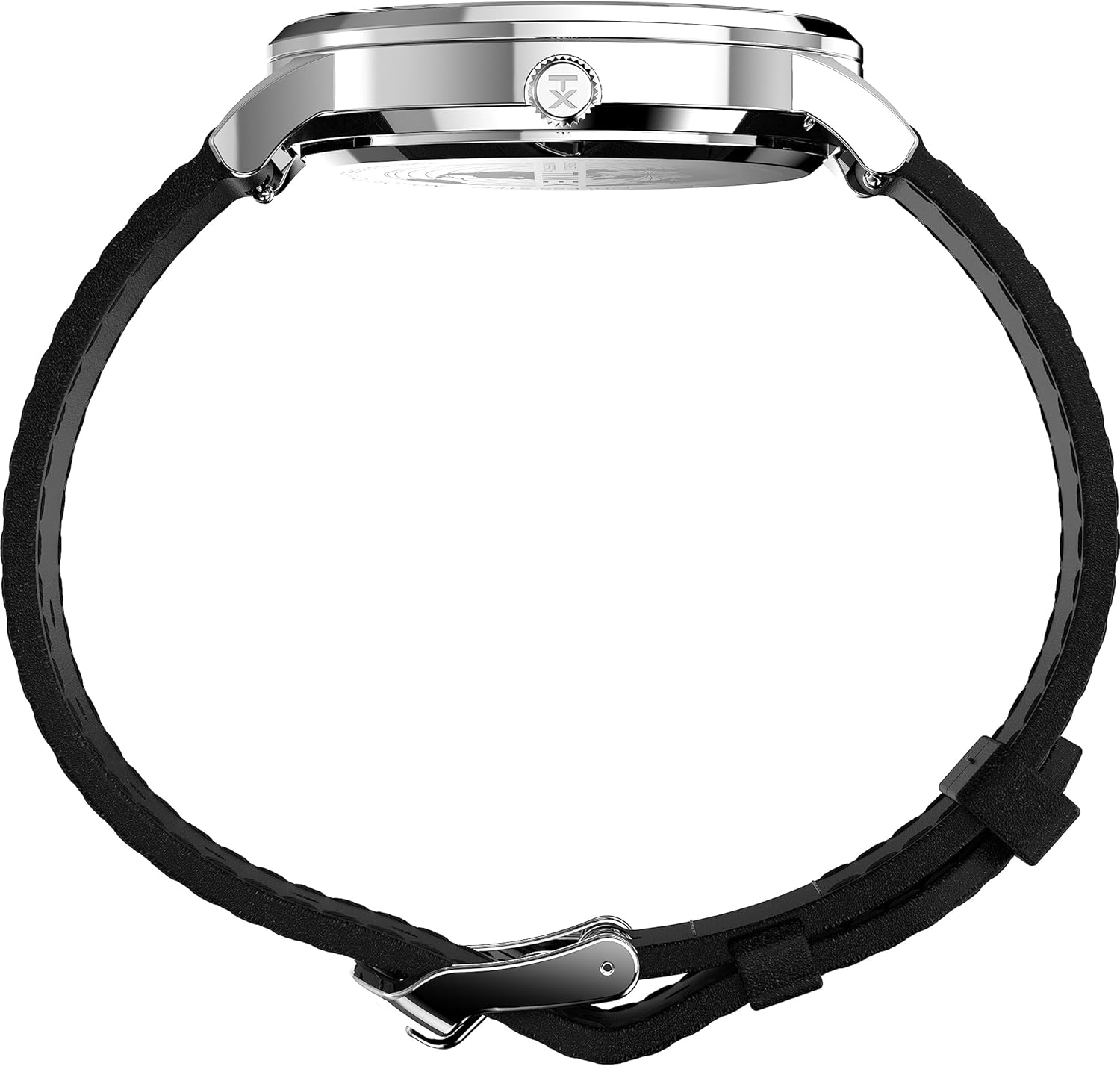 Timex Waterbury Classic 40mm Black Leather Strap Watch (Model: TW2W469009J) - Image 2