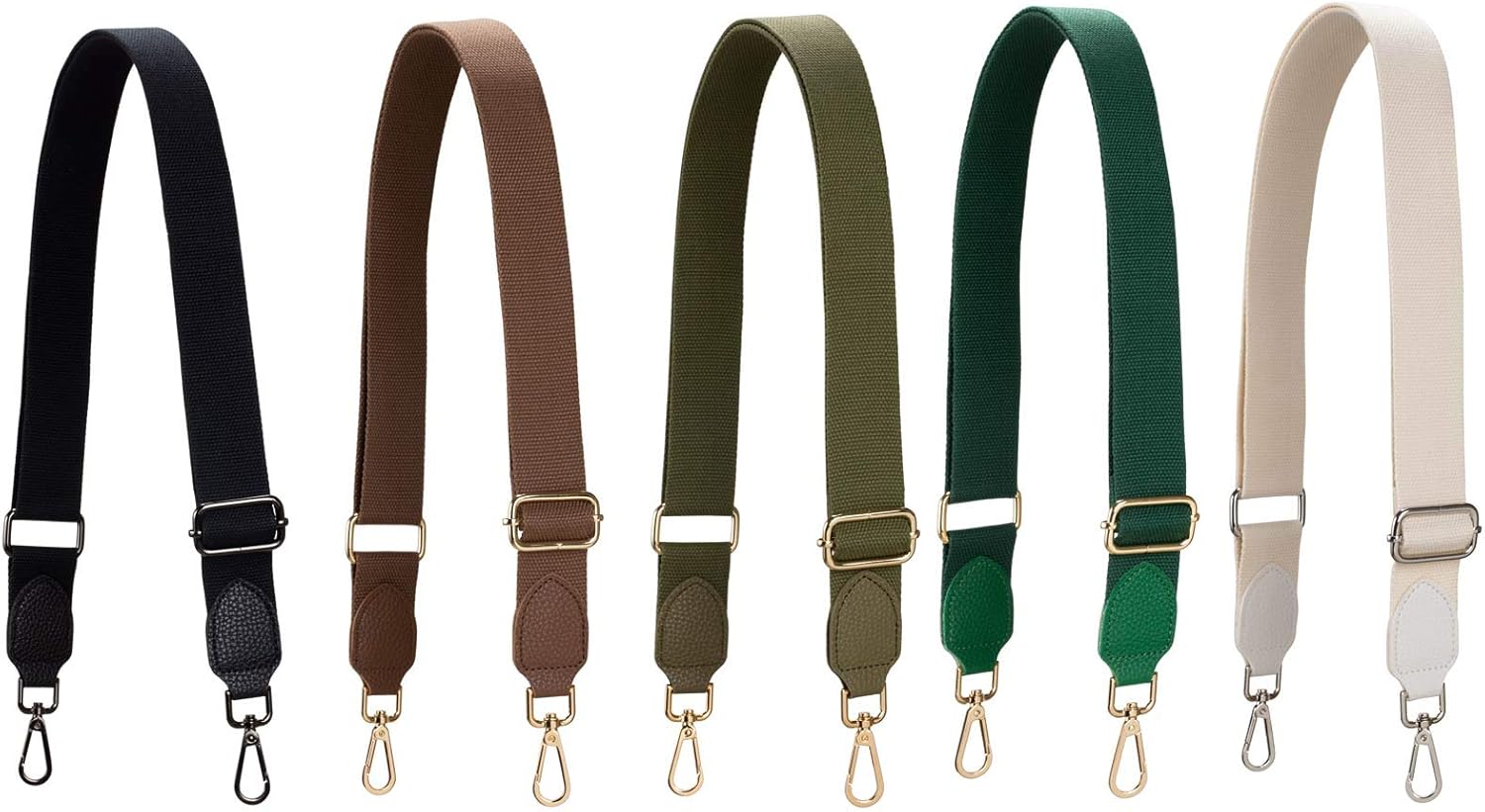 Allzedream Purse Straps Replacement Crossbody Bags Handbag Wide Canvas Leather Adjustable - Image 6