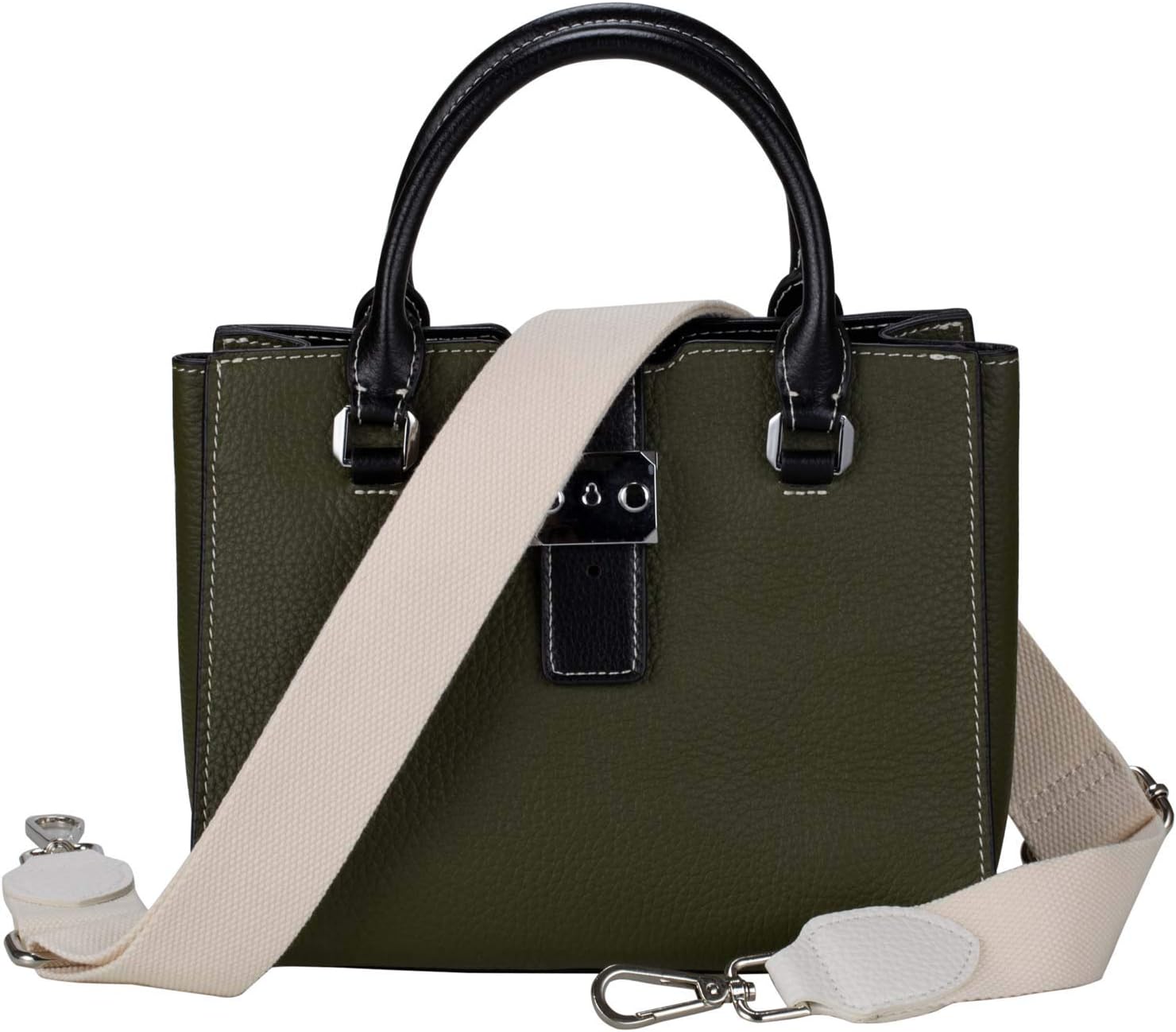 Allzedream Purse Straps Replacement Crossbody Bags Handbag Wide Canvas Leather Adjustable - Image 3