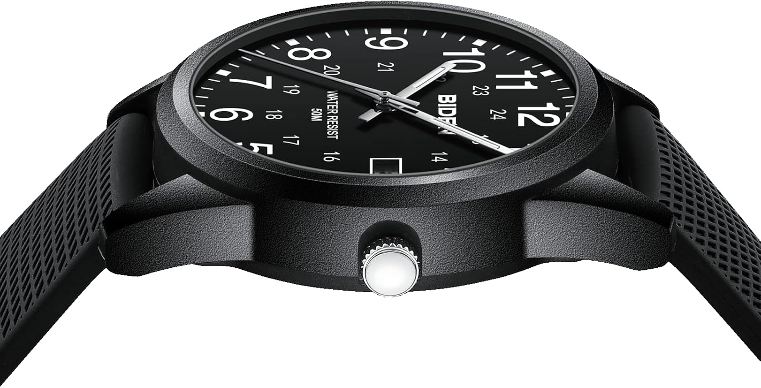 Mens Watches Analog Quartz Sports Unisex Watch 30M Waterproof Watches for Men Women Military Time Glowing Easy to Read Dial with Date Wrist Watches for Men Fashion Casual Designer Watch - Image 5