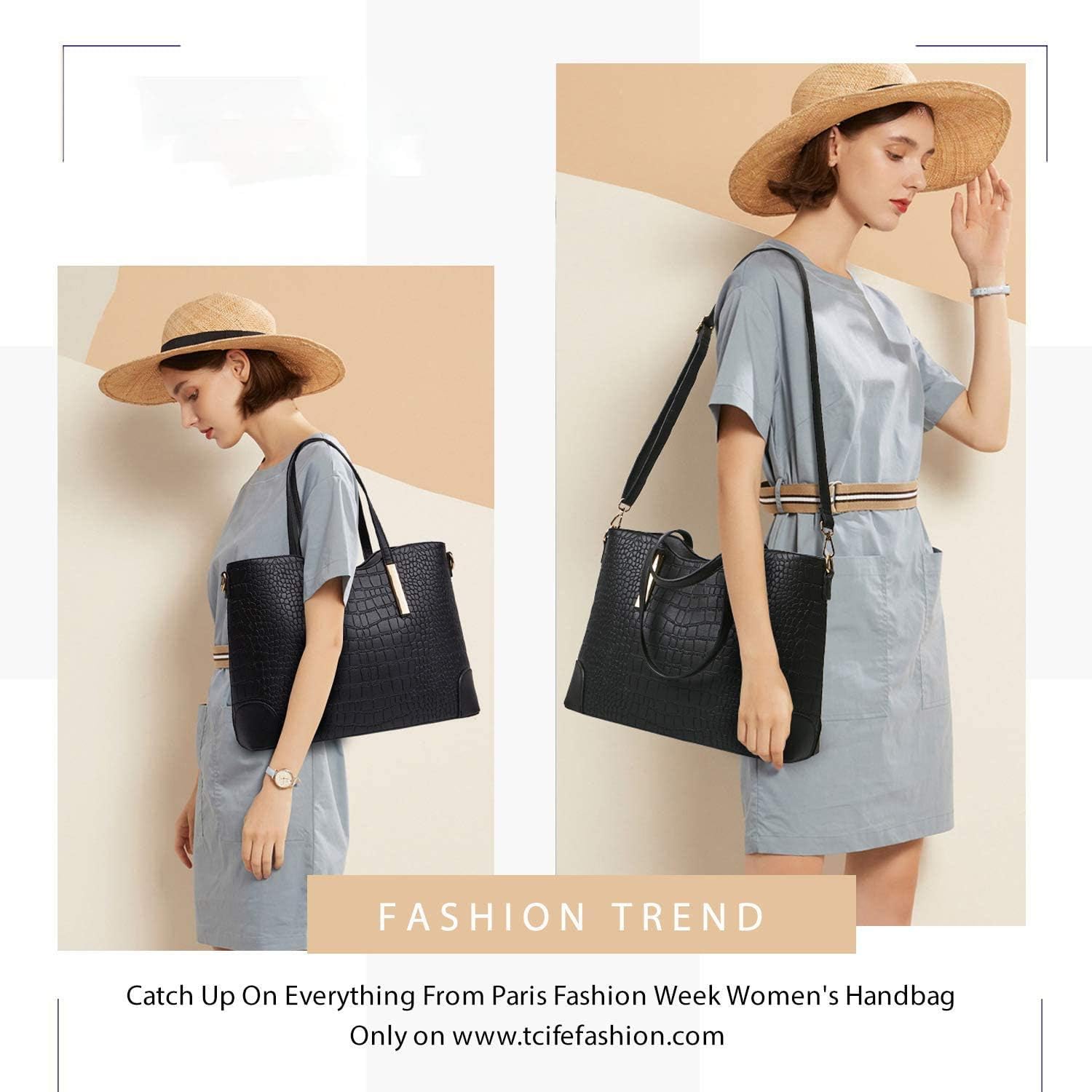 SYKT Purses Satchel Handbags for Women Shoulder Tote Bags Wallets - Image 2