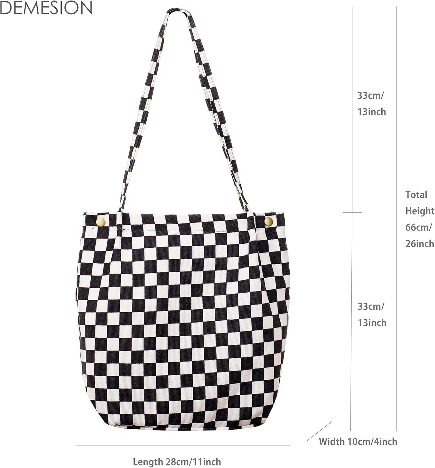 Corduroy Tote Bags for Women - Image 4