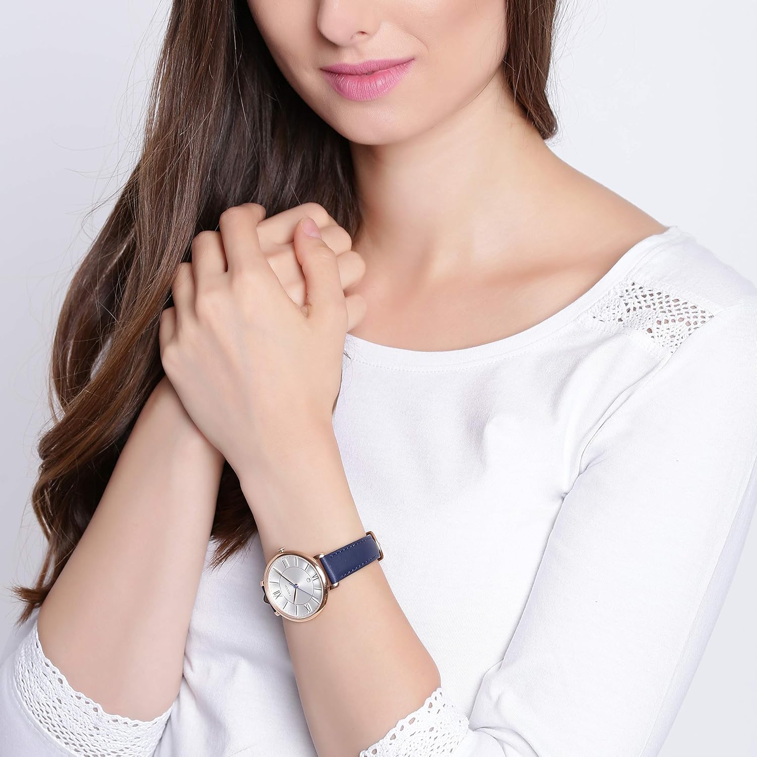 Fossil Women's Jacqueline Quartz Stainless Steel Dress Watch, Jacqueline Leather ES3793 - Image 8