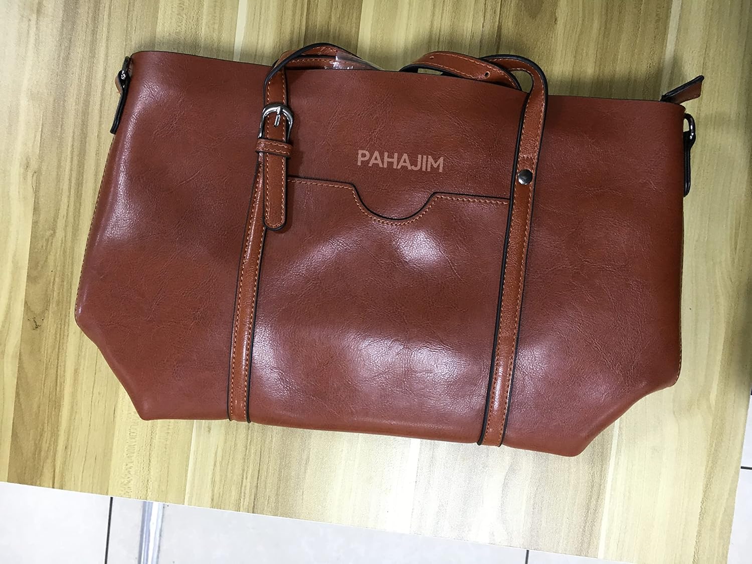 Pahajim Womens PU Leather Crocodile Handbags Top-Handle Satchel Bags Purses and Handbags for Women - Image 8