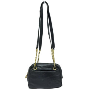 Auth LOEWE Viento – Silver Nappa Leather Shoulder Bag Auth LOEWE Viento – Silver Nappa Leather Shoulder Bag