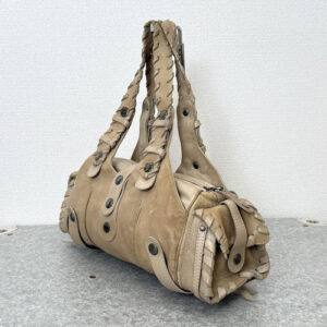 Chloe Silverado Leather Hand Bag Shoulder Bag Brown Authentic Dust bag 6SSA52-50