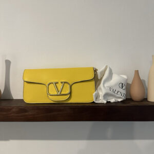 Saint Laurent YSL Black Leather Envelope bag shoulder bag