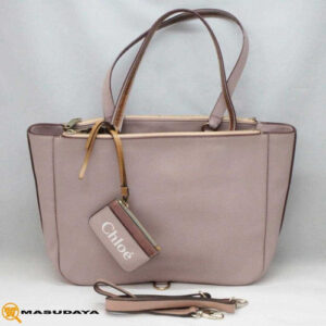 Chloe Paddington Leather Bag Handbag Shoulder A zipper no close 35 x 20 x 21cm