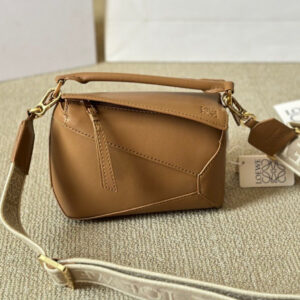 LOEWE Geometry Bag Mini Brown LOEWE Geometry Bag Mini Brown