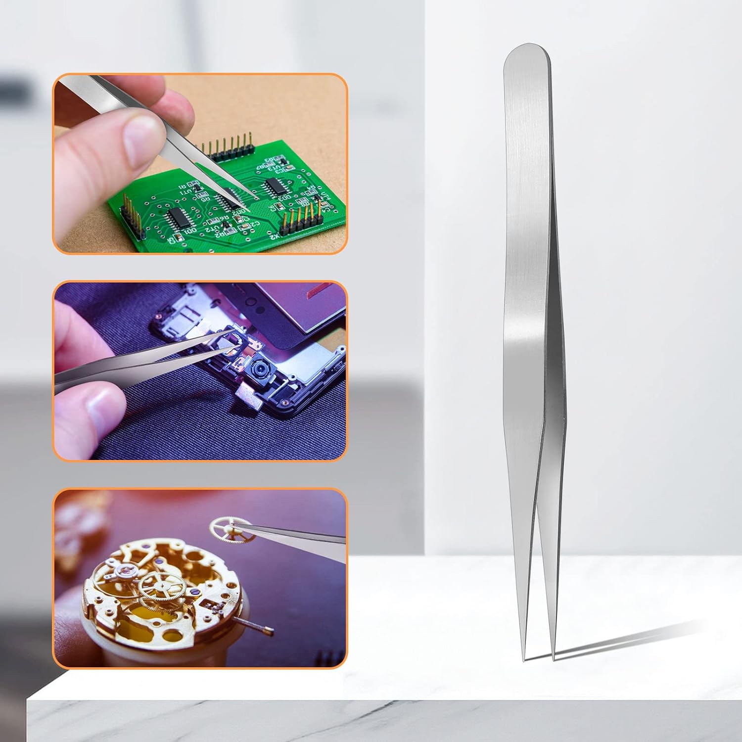 JOREST Watch Screwdriver Set, Small Screwdriver Set for Watch Glasses Jewelry Repair, Mini Screwdrivers Flathead Phillips Hex, Watch Tool for Watch Battery Replacement & Watch Link Screw Removal - Image 7